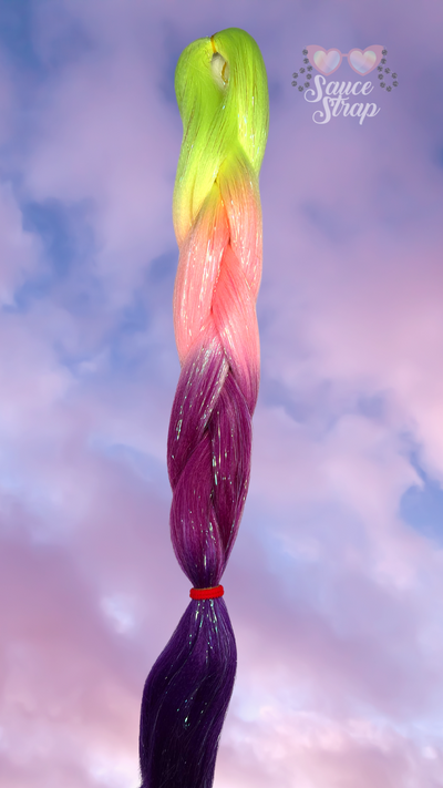 Neon Fairy Tinsel Braiding Hair Bundle