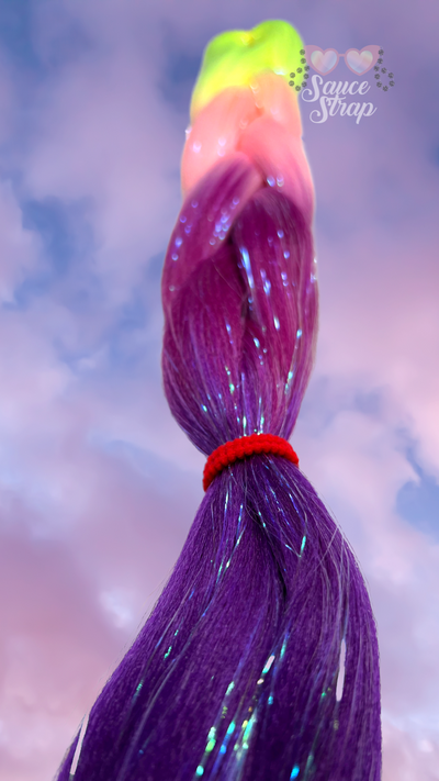 Neon Fairy Tinsel Braiding Hair Bundle